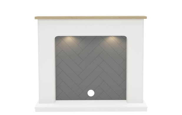 BE MODERN FLARE 54" SENNEN TIMBER INGLENOOK