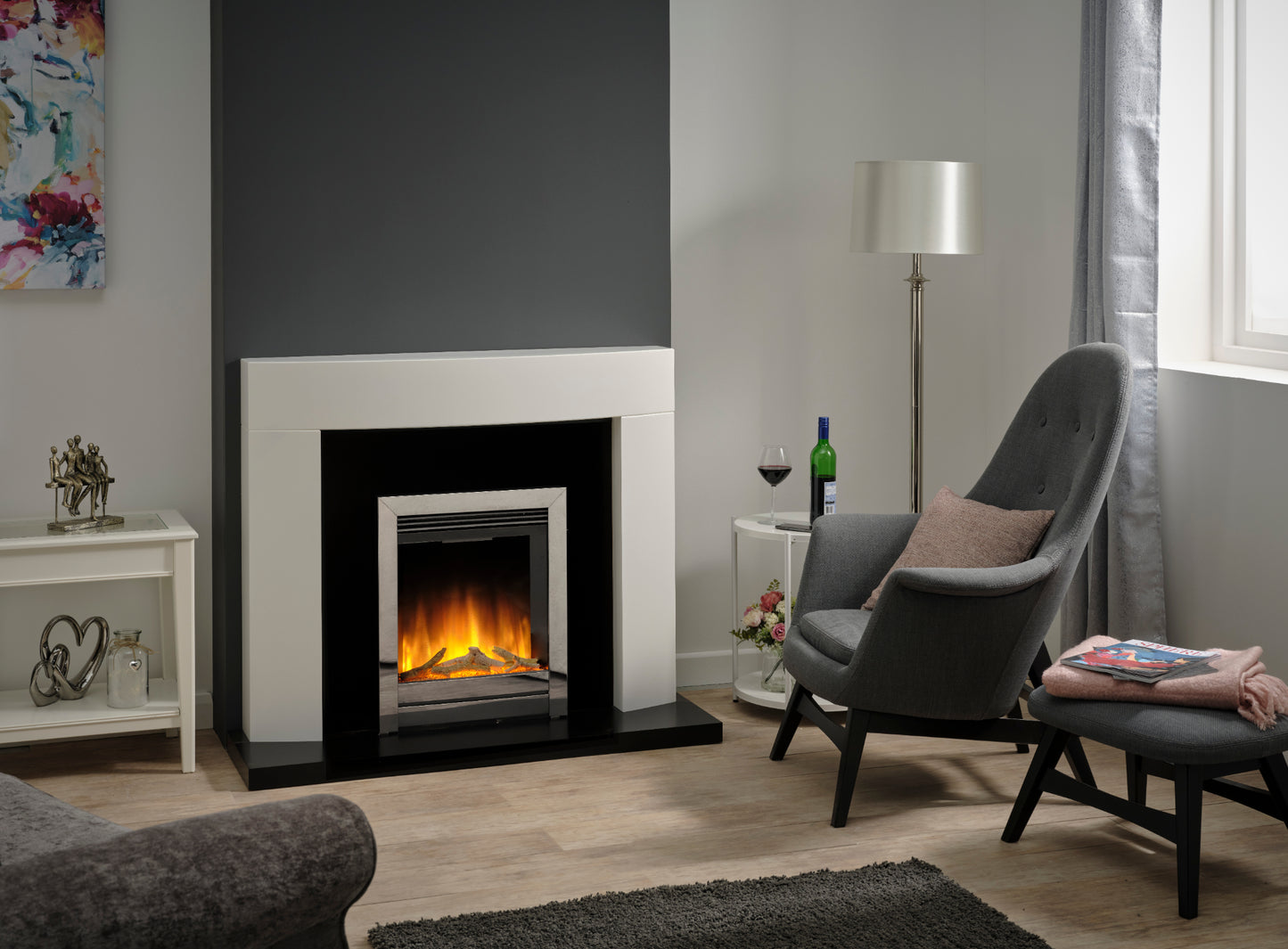 FLAMERITE ARLO 16" INSET ELECTRIC FIRE