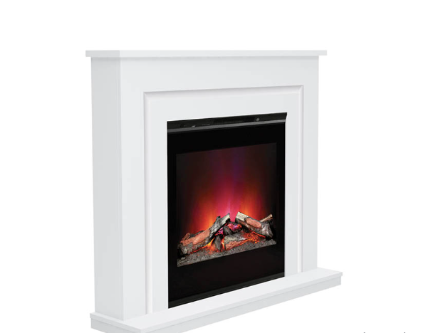 BE MODERN FLARE ORWELL TIMBER ELECTRIC FIREPLACE