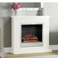 BE MODERN FLARE 40" ELSHAM TIMBER ELECTRIC FIREPLACE