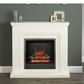 BE MODERN FLARE STANTON TIMBER ELECTRIC FIREPLACE