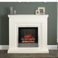 BE MODERN FLARE STANTON TIMBER ELECTRIC FIREPLACE