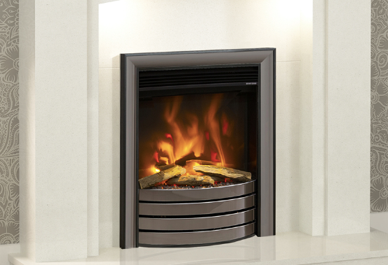 ELGIN & HALL PRYZM 16" INSET ELECTRIC FIRE WITH DEVOTION FASCIA