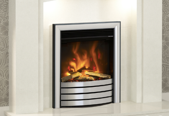 ELGIN & HALL PRYZM 16" INSET ELECTRIC FIRE WITH DEVOTION FASCIA