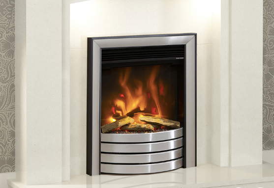 ELGIN & HALL PRYZM 16" INSET ELECTRIC FIRE WITH DEVOTION FASCIA