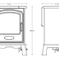 BE MODERN FLARE HEREFORD 5 GAS STOVE