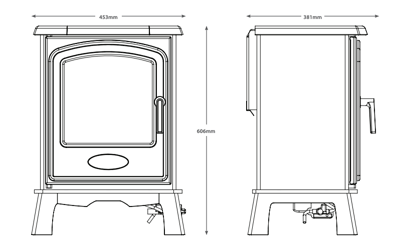 BE MODERN FLARE HEREFORD 5 GAS STOVE