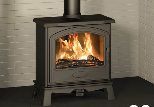 BE MODERN FLARE HEREFORD 5 WIDESCREEN MULTI-FUEL STOVE