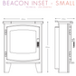 ELGIN & HALL BEACON INSET ELECTRIC STOVE