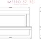 ELGIN & HALL PRYZM IMPERO 57" MICRO-MARBLE ELECTRIC SUITE