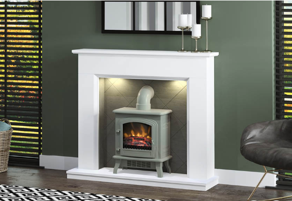 BE MODERN FLARE 48" KINGSBRIDGE TIMBER INGLENOOK