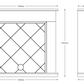 BE MODERN FLARE 48" KINGSBRIDGE TIMBER INGLENOOK