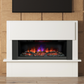 BE MODERN FLARE 63" FAIRVIEW FLOOR STANDING ELECTRIC FIREPLACE