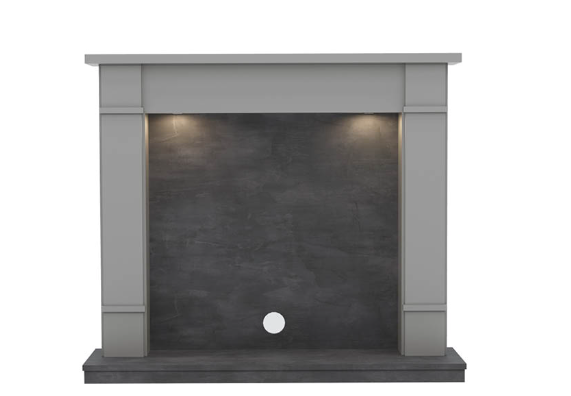 BE MODERN FLARE CHESHIRE 48" TIMBER INGLENOOK