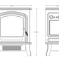 BE MODERN FLARE COLMAN ELECTRIC STOVE