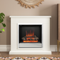 BE MODERN FLARE 40" ELSHAM TIMBER ELECTRIC FIREPLACE