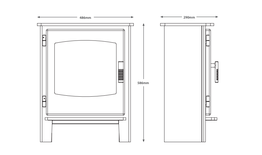 BE MODERN FLARE ESPIRE ELECTRIC STOVE