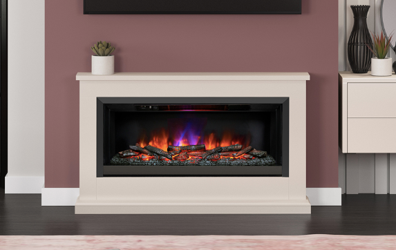 BE MODERN FLARE HANSFORD GRANDE TIMBER ELECTRIC FIREPLACE