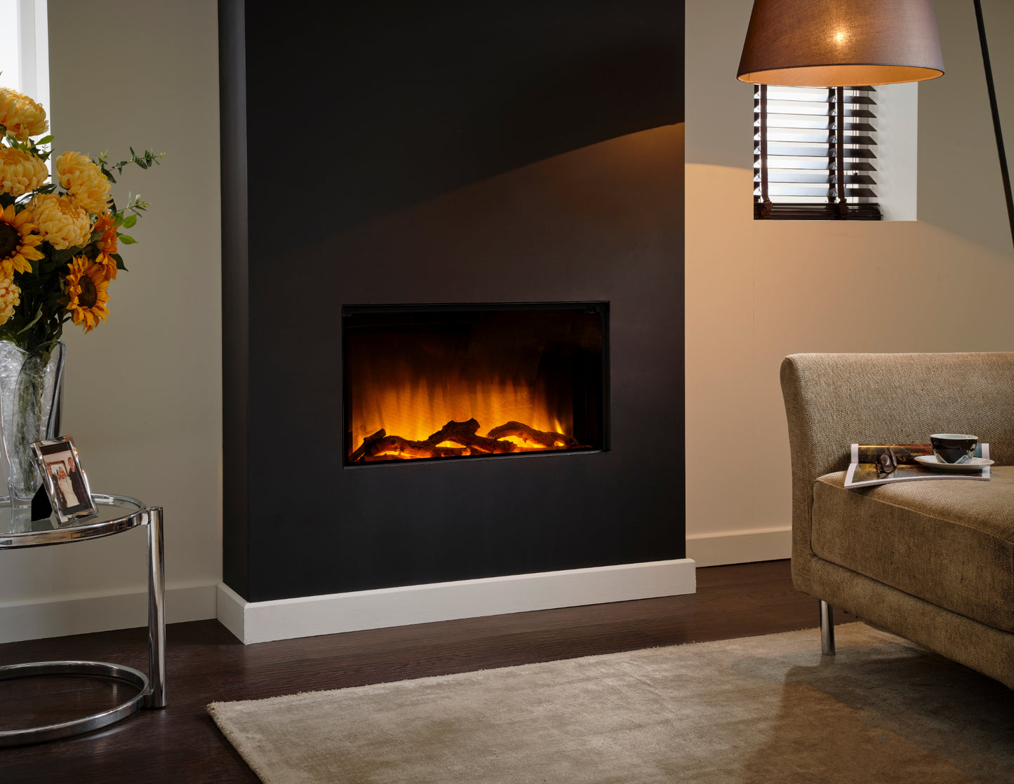 FLAMERITE GOTHAM 750S WALL INSET ELECTRIC FIRE