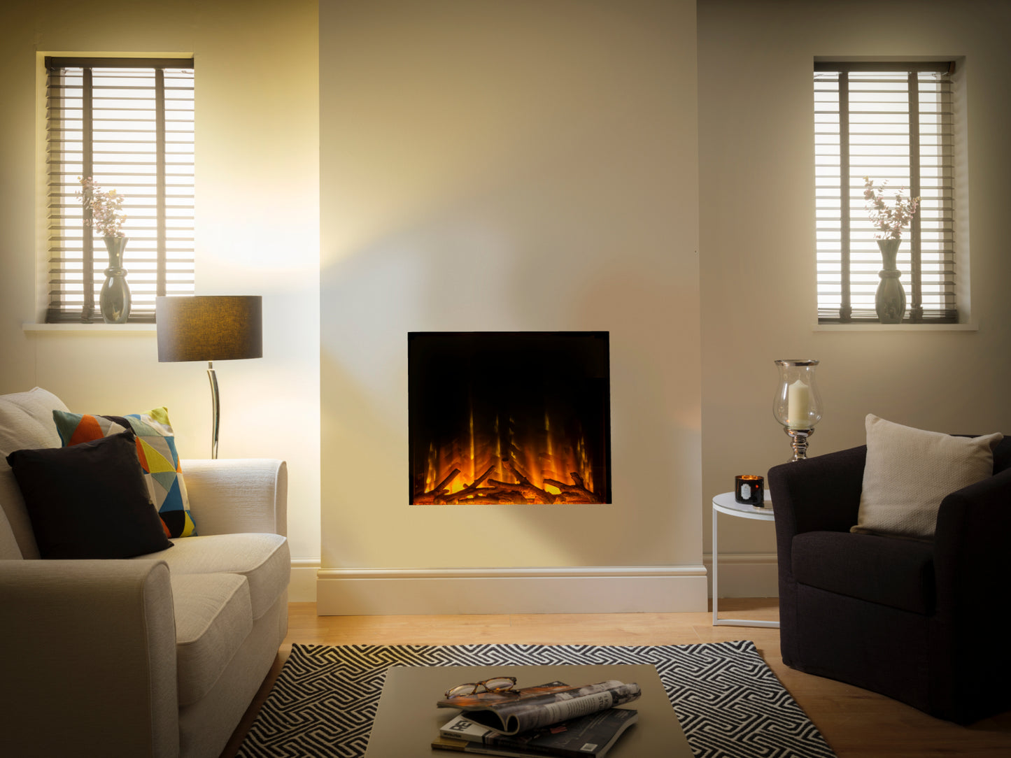 FLAMERITE GOTHAM 750T WALL INSET ELECTRIC FIRE