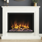 ELGIN & HALL PRYZM ALESSO 48" MICRO MARBLE FLOOR STANDING ELECTRIC FIREPLACE