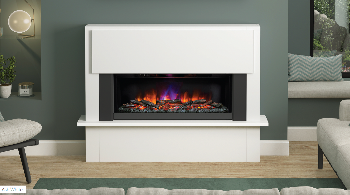 BE MODERN FLARE 63" FAIRVIEW FLOOR STANDING ELECTRIC FIREPLACE