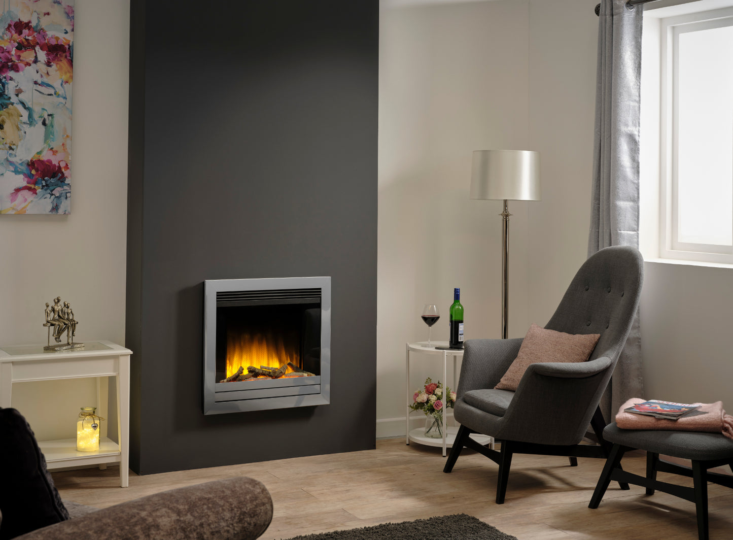 FLAMERITE ARLO 4 WALL INSET ELECTRIC FIRE