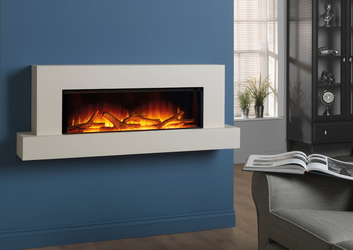 FLAMERITE JAEGER 1360 WALL MOUNTED ELECTRIC SUITE