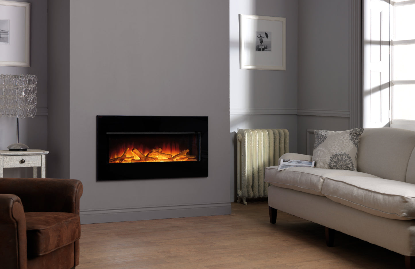 FLAMERITE OMNIGLIDE 900 WALL INSET ELECTRIC FIRE